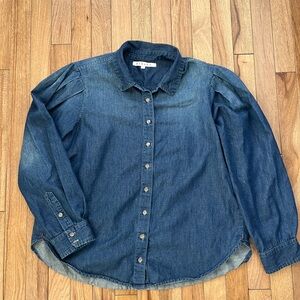 XiRENA Blue Button Down Shirt